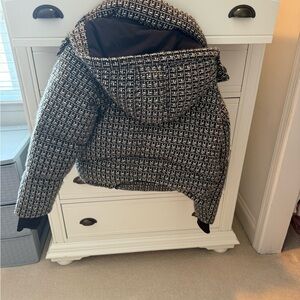 Blanc Noir Black and White Puffer Jacket